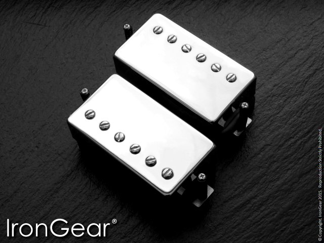 IronGear chrome-covered humbucker pickup pair